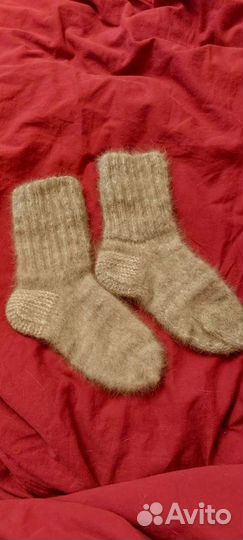 Носочки из собачьей шерсти