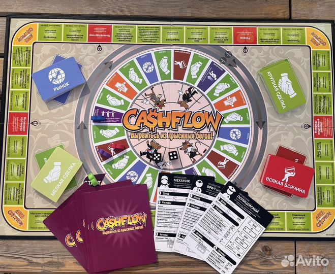 Настольная игра cashflow кэшфлоу крысиные бега
