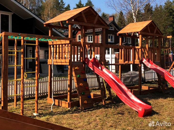 Детская площадка уличная. Безопасная конструкция