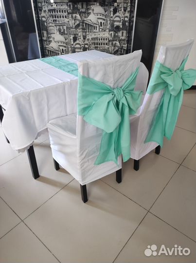 Скатерти и чехлы на стулья
