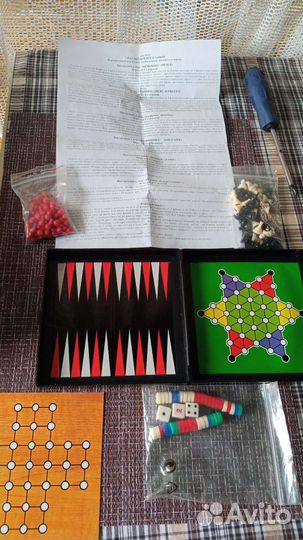 Карманные настольные игры 7* в одной