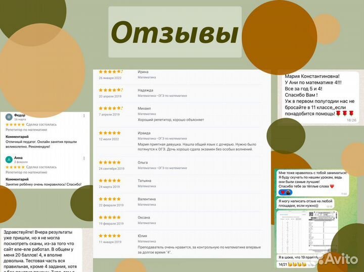 Репетитор по математике