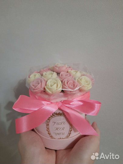 Шоколадные букетики из роз