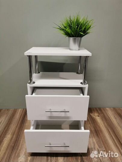 Педикюрная тележка с двумя ящиками