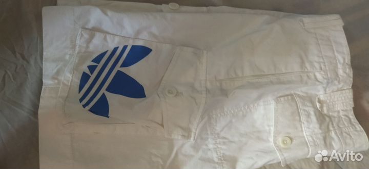 Шорты adidas мужские белые