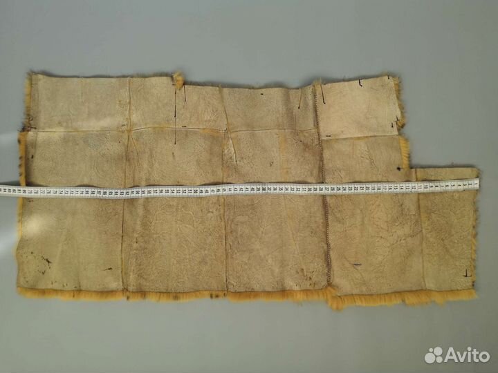 Мех кролика кусковой. Выделанный мех