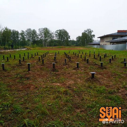 Винтовые сваи свайный фундамент