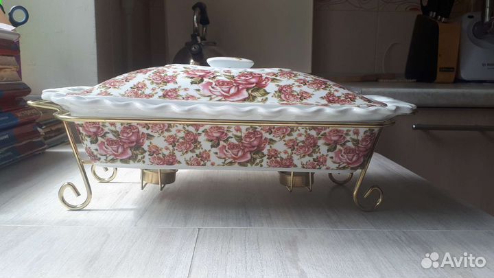 Мармит с подогревом от свечи