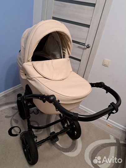 Коляска 2 в 1 эко кожа