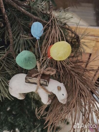 Медведь на шариках. На заказ. Авторская работа