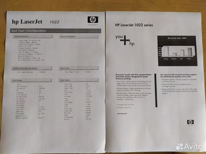 Принтер HP LaserJet 1022