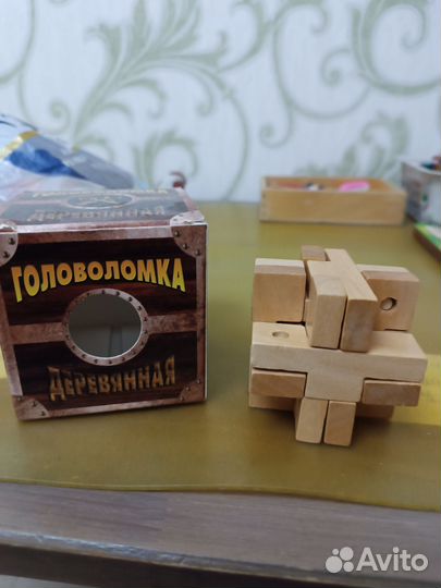 Игра Головоломка деревянная
