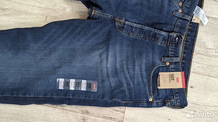 Levi's Men's 501 Original Fit Jeans оригинал