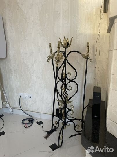 Кованый каминный набор