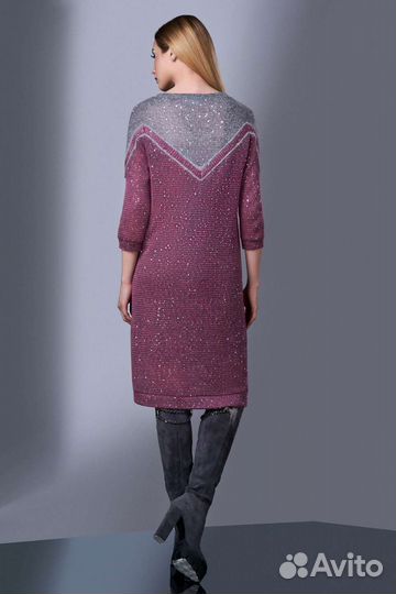 Платье новое,шерсть с пайетками, Condra Delux,48