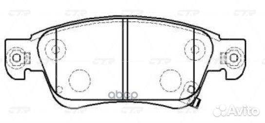 Снят с производства / CKN-23 Колодки тормозные