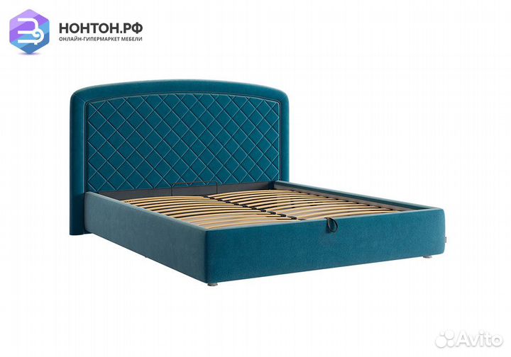 Кровать Сильва 2 1.6 м изумруд