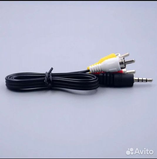 Кабель jack 3.5 мм - 3 x rca