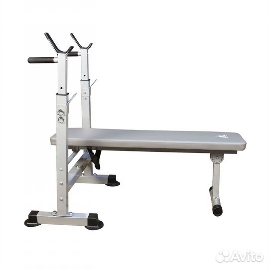 Скамья со стойками под штангу DFC DKF01