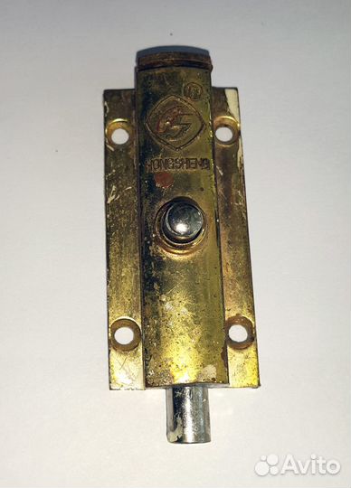 Шпингалет для двери на пружине (1 штука)