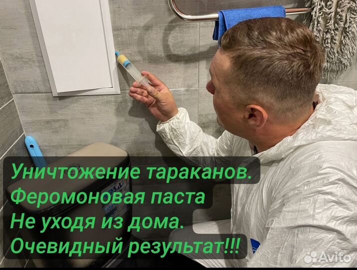Уничтожение тараканов феромоновым гелем