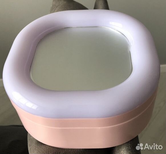 Зеркало с подсветкой настольное