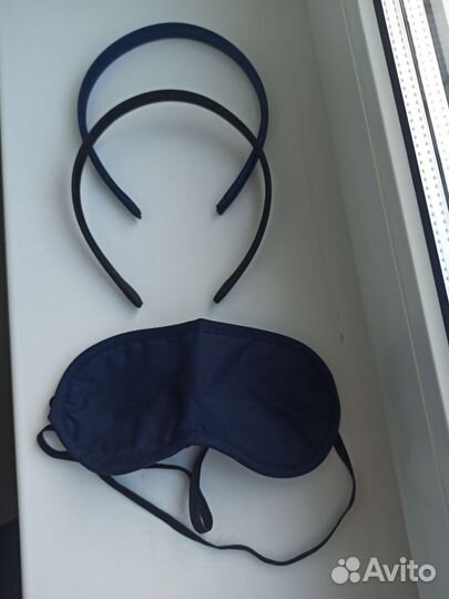 Маска для сна, ободок для волос