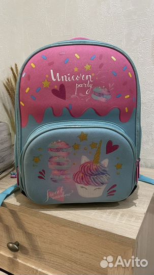 Рюкзак школьный для девочки + мешок для сменки