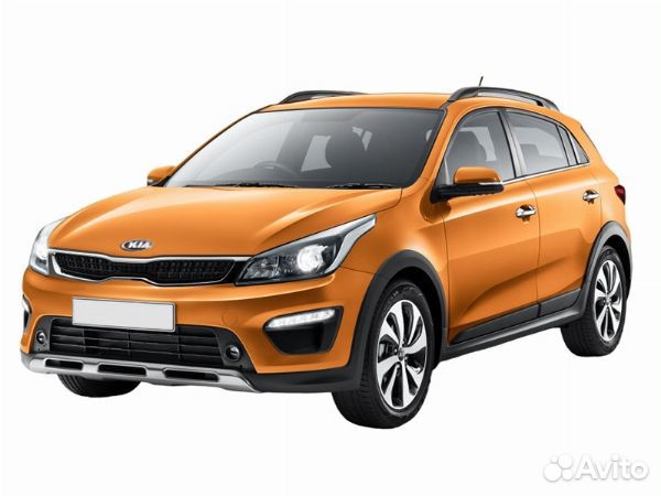 Бампер задний Kia Rio X-Line 17-20 (Нижняя часть/ Под одну трубу)
