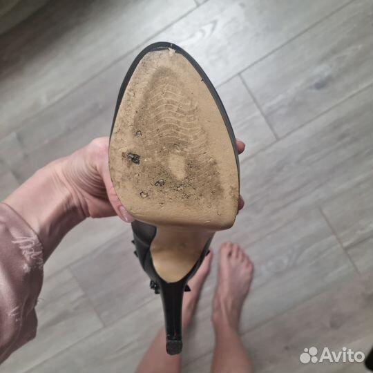 Туфли formentini натуральная кожа с шипами