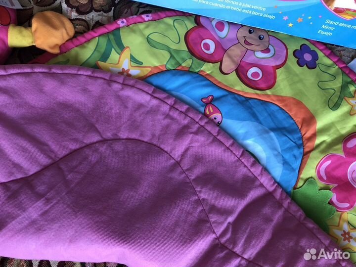 Tiny love развивающий коврик, погремушки