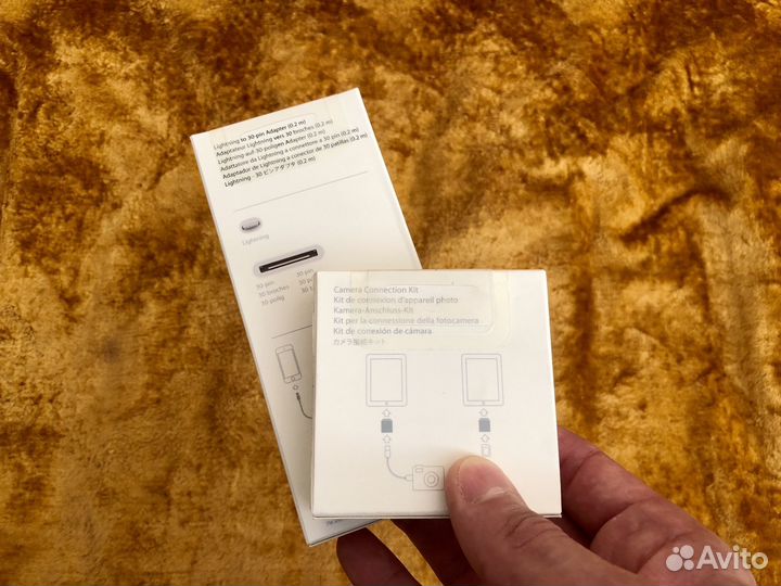 Apple Lightning to USB Camera + SD, 30-pin adapter