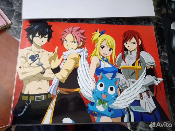 Плакаты постеры аниме - хвост фей - fairy tail