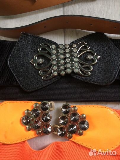 Пояса женские, пряжки