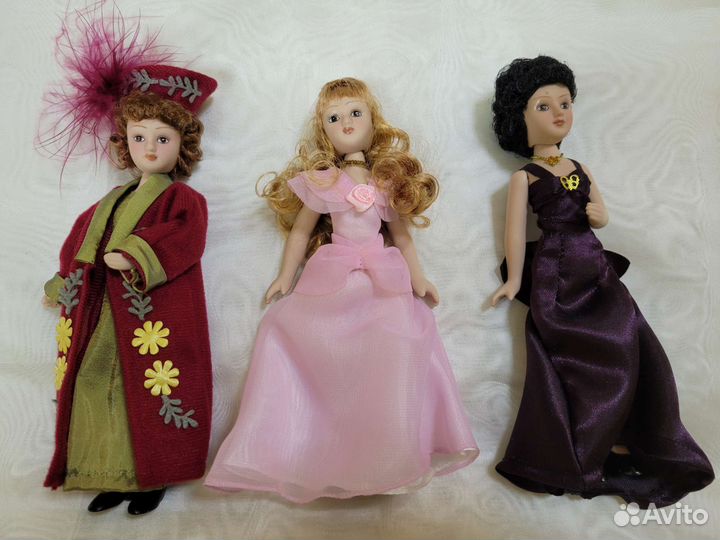 Кукла фарфоровая коллекционная 