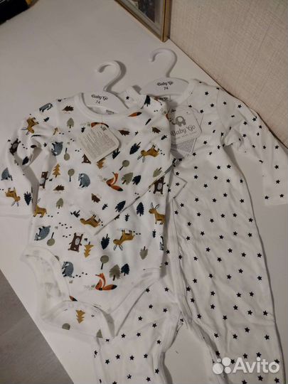 Новый боди и слип на мальчика