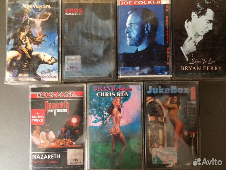 Аудиокассеты в отл. состоянии: Beatles, Joe Cocker