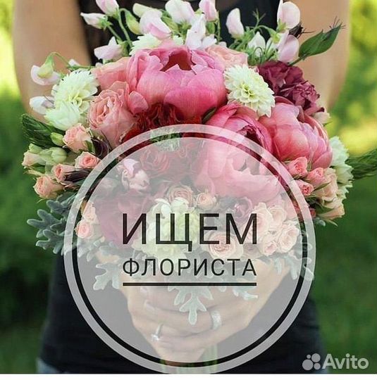 Флорист продавец цветы