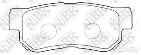 Колодки NiBK PN0539 PN0539 NiBK