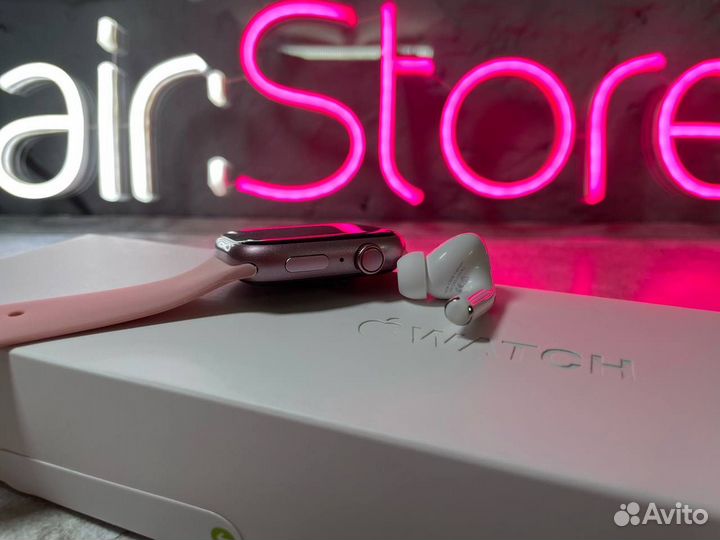 Комплект AirPods Pro 2 + Apple Watch 9