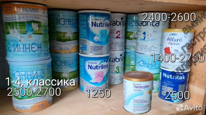 Нэнни kabrita nutrilak alfare nutrilon