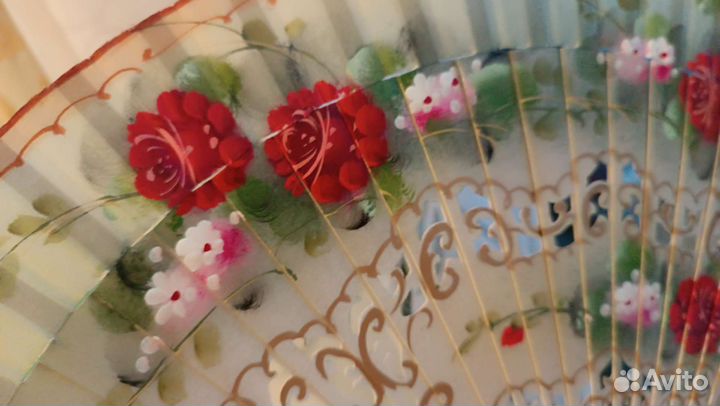 Веер, ручная роспись. Испания