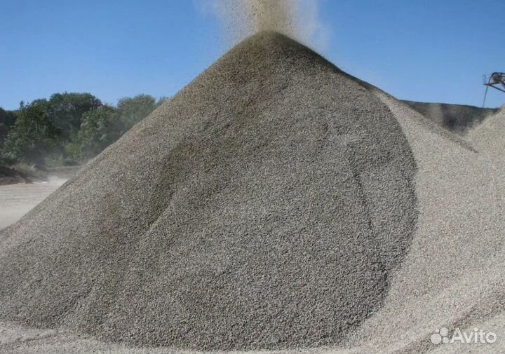 Доставка отсева самосвал (0-10 мм) от 1 куба