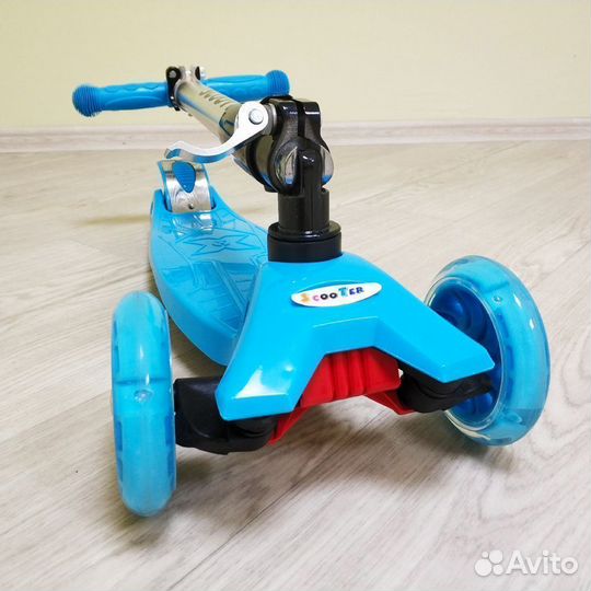 Самокат детский Макси со складным рулем