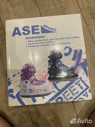 Коньки раздвижные для девочки 26-29