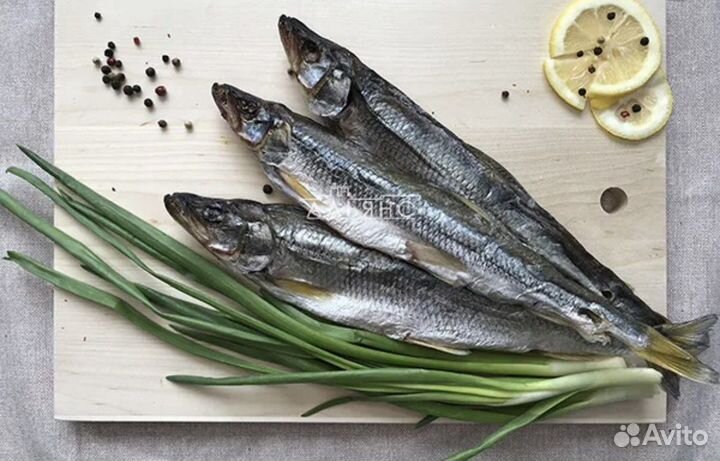 Корюшка вяленая с икрой