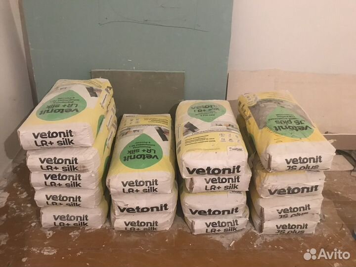 Шпаклёвка Vetonit LR Plus silk база и финиш