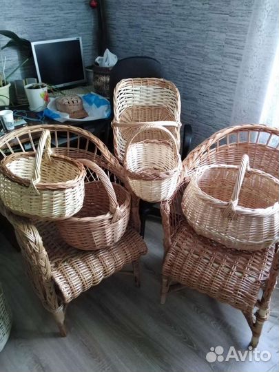 Кресла и корзины