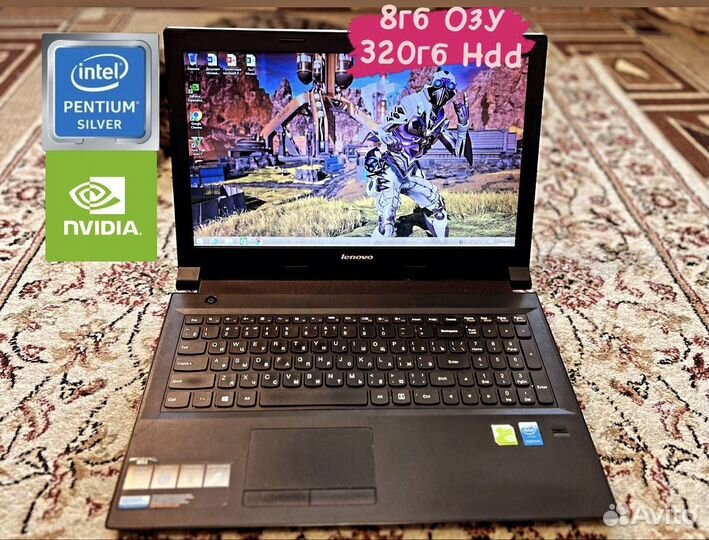 Игровой Ноутбук Lenovo GeForce 920m/4ядра/8гб