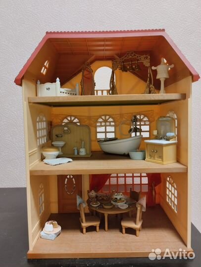 Кукольный домик (дом) с мебелью